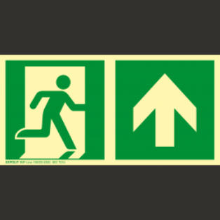 STEWART SUPERIOR Fluchtwegschild 'Fire Exit' Mit Pfeil Rechts – 450x150 Mm, Aus Stabilem PVC